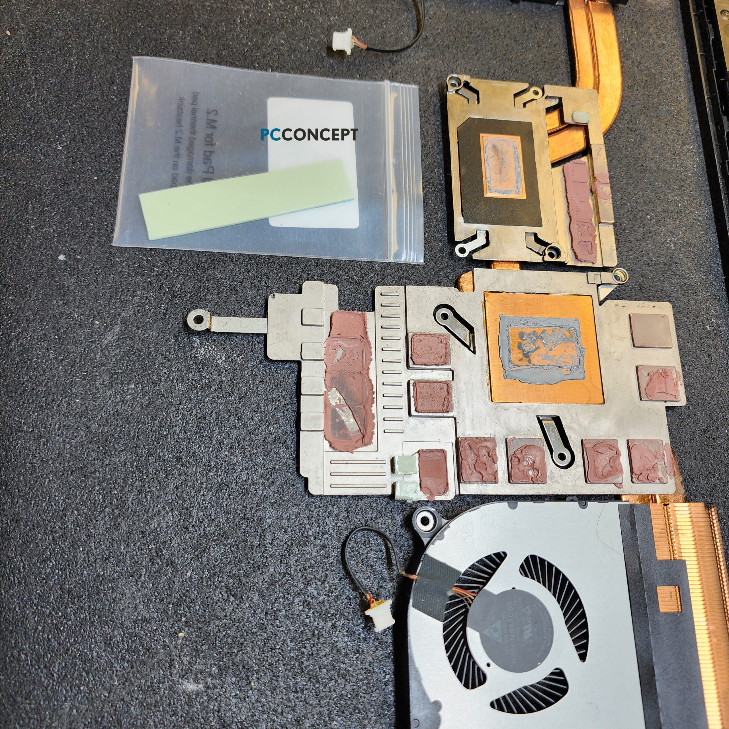 Réparation d'ordinateur et maintenance à Laval et Montréal thermalpaste pcconcept